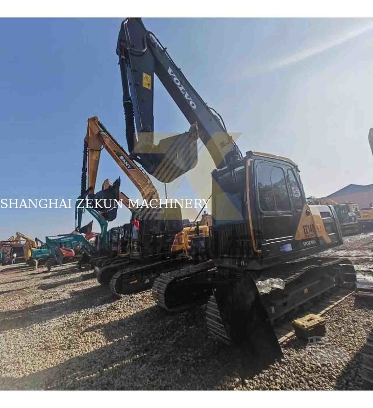Excavadora Volvo EC140DL Utilizada Bem Mantida Motor D3.8E 14 toneladas Peso operacional
