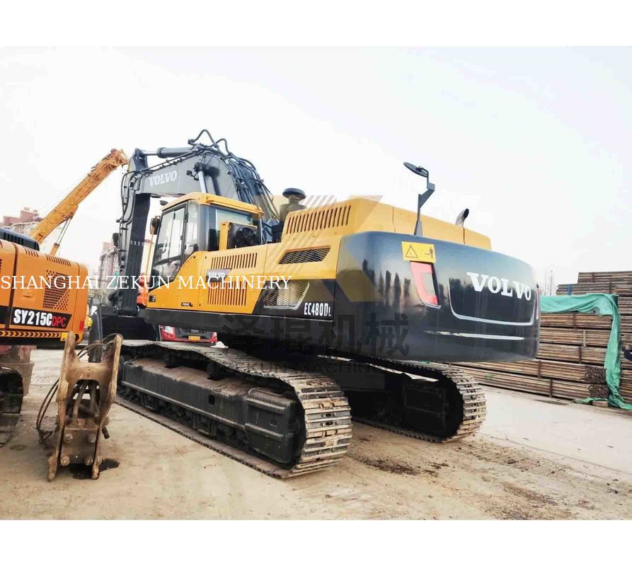 Excavadora VOLVO EC480DL usada 270KW Potência e 1,77 3,8 m3 Capacidade de balde