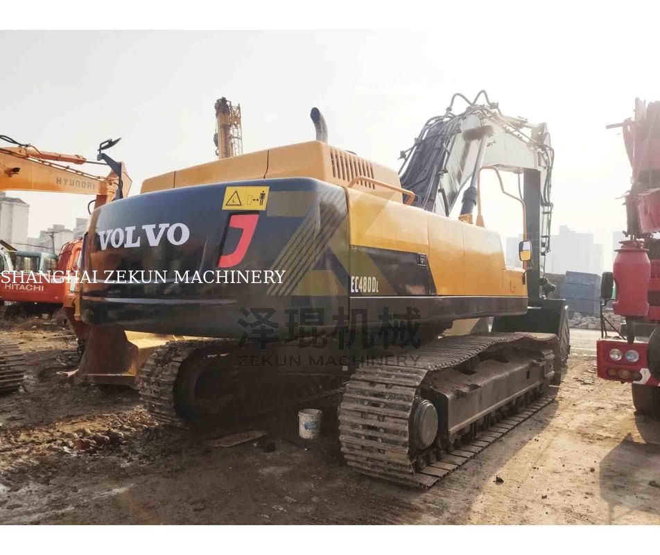 Excavadora VOLVO EC480DL usada 270KW Potência e 1,77 3,8 m3 Capacidade de balde