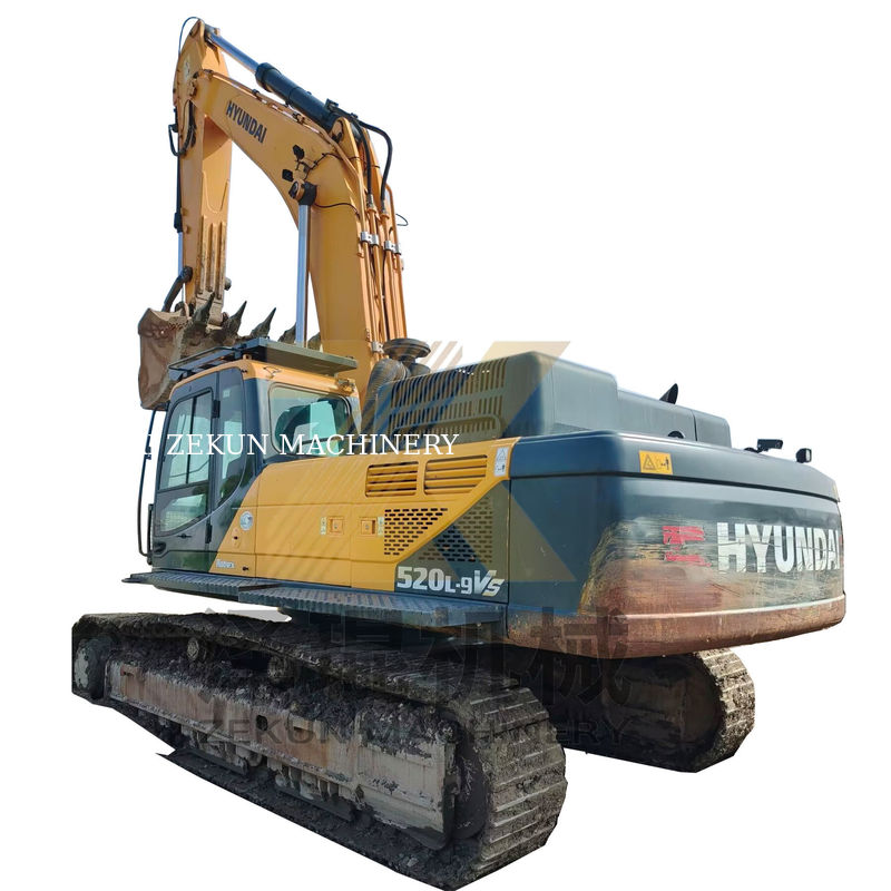 Excelente condição Hyundai R520 Excavator com 3M3 capacidade de balde e 266KW de potência no mercado quente