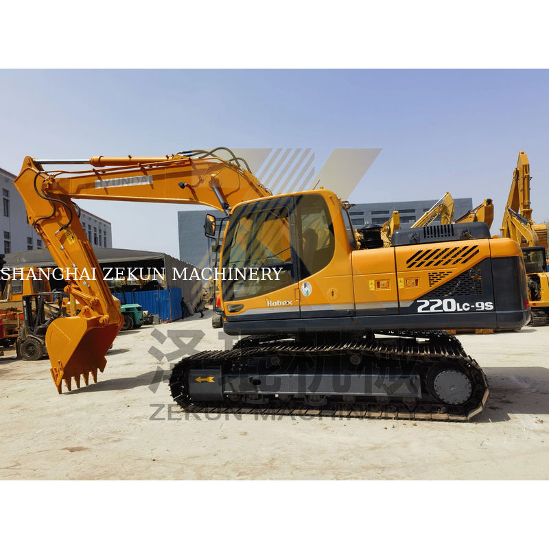 2019 Usado Coreia Original Hyundai 220 220-9 Excavadora Com 22 toneladas de peso operacional