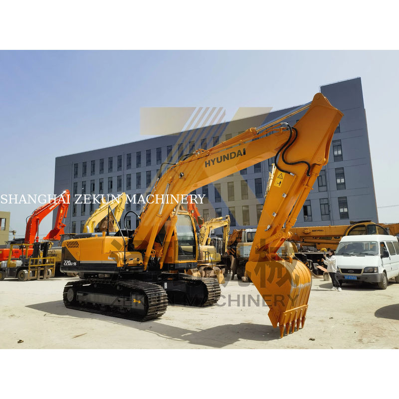 2019 Usado Coreia Original Hyundai 220 220-9 Excavadora Com 22 toneladas de peso operacional
