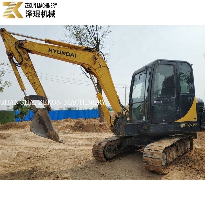 5.5 Ton Hyundai Robex 55-7 Excavadora com válvula hidráulica 0.18m3 Balde