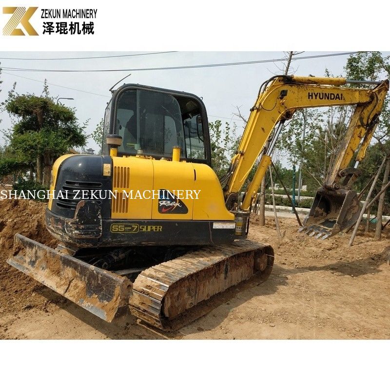 5.5 Ton Hyundai Robex 55-7 Excavadora com válvula hidráulica 0.18m3 Balde