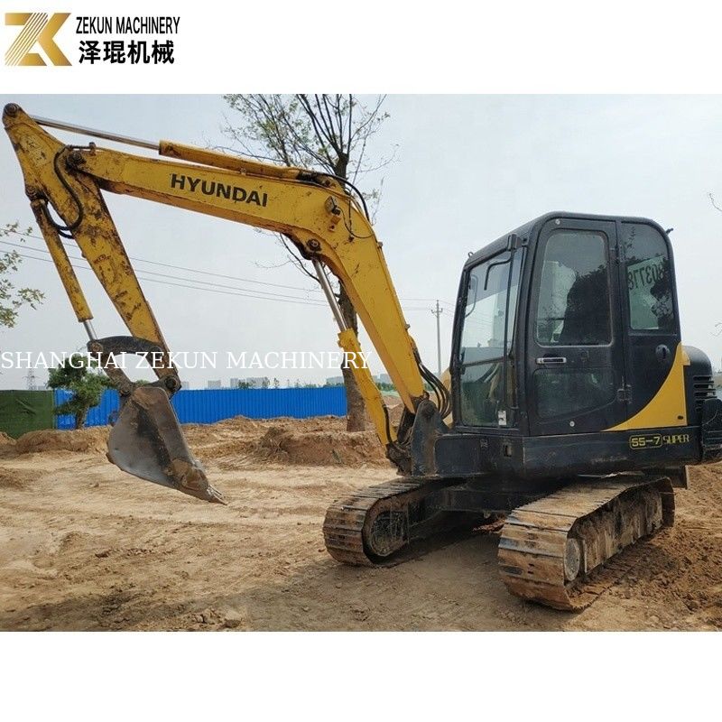 5.5 Ton Hyundai Robex 55-7 Excavadora com válvula hidráulica 0.18m3 Balde