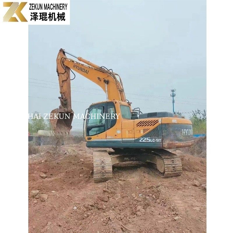 2019 Coreia Original 22Ton Hyundai 225LC-9 R225-7 Escavação Crawler