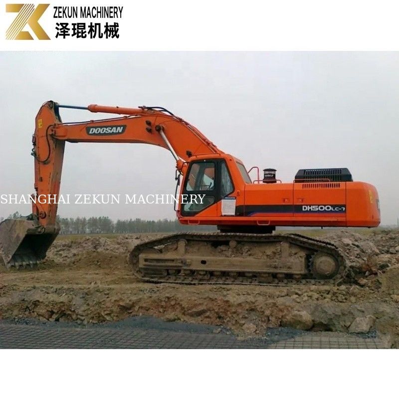 Excavadora usada Doosan 500 DH500 DH500LC-7 de 2018 Peso operacional de 46 toneladas para escavação pesada