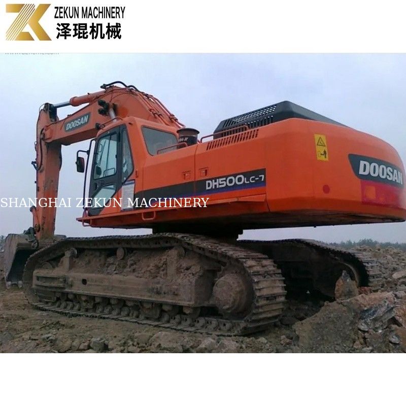 Excavadora usada Doosan 500 DH500 DH500LC-7 de 2018 Peso operacional de 46 toneladas para escavação pesada