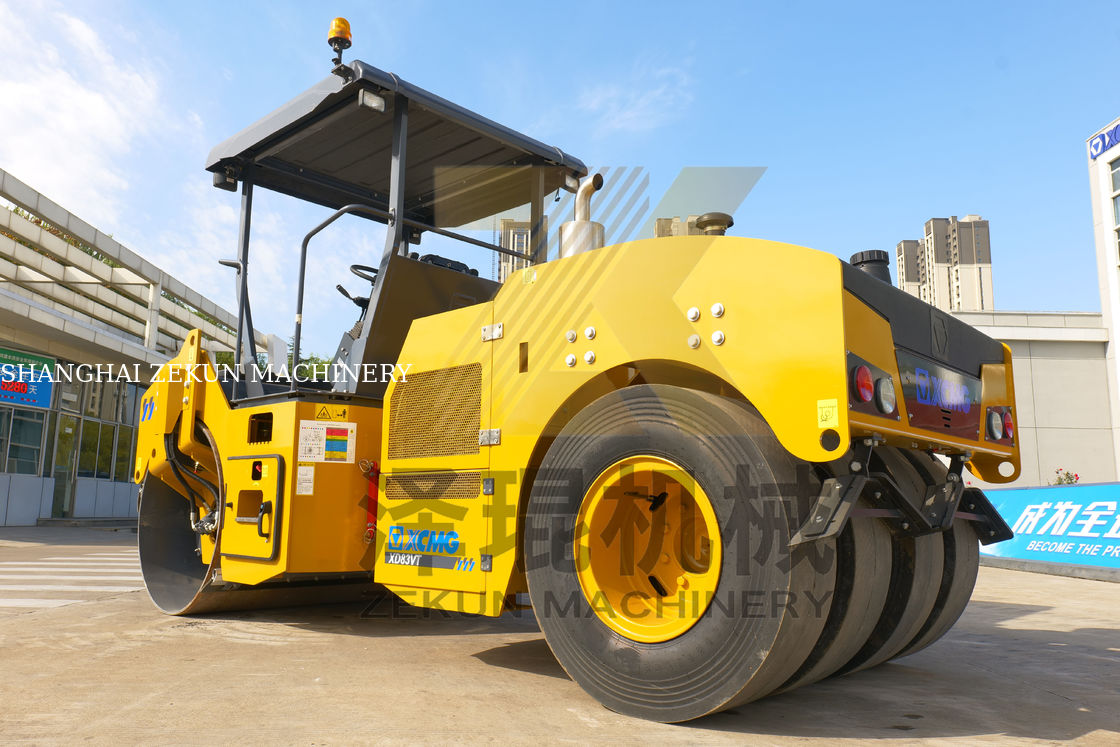8 toneladas XCMG XD83VT Duplo tambor de rolos EU Fase II Equipamento para venda