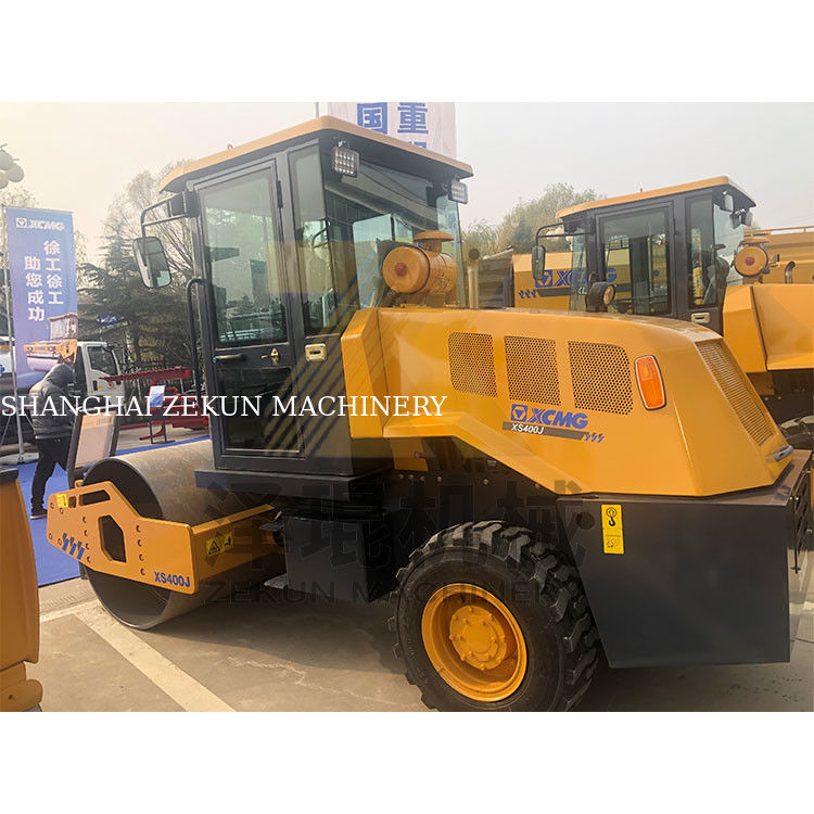 Usado XCMG XS400J 4T Roller ♫ Single Drum ♫ Construção de Estradas ♫ Fase III