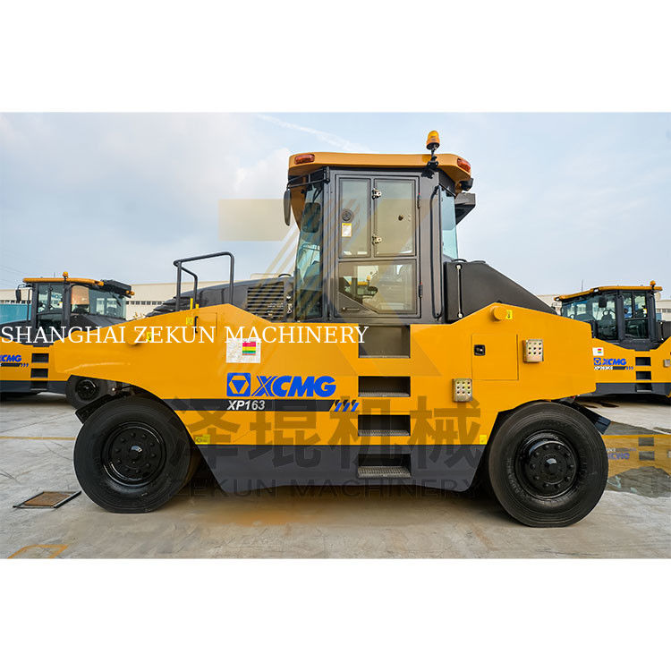 13 toneladas XCMG XP163 Roller de pneus China Fase II Equipamento de construção rodoviária