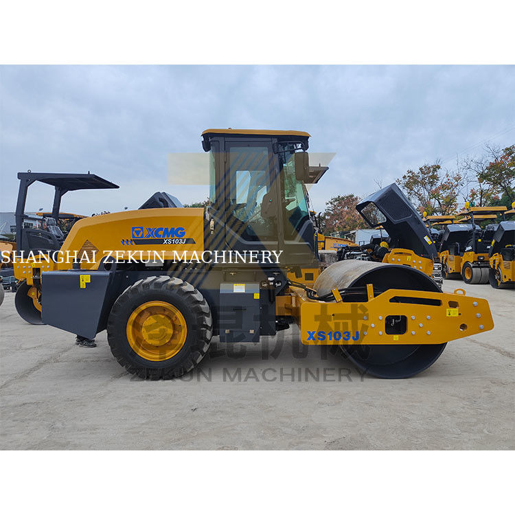 Usado XCMG XS103J Roller 10T tambor único estágio III trabalho de estrada