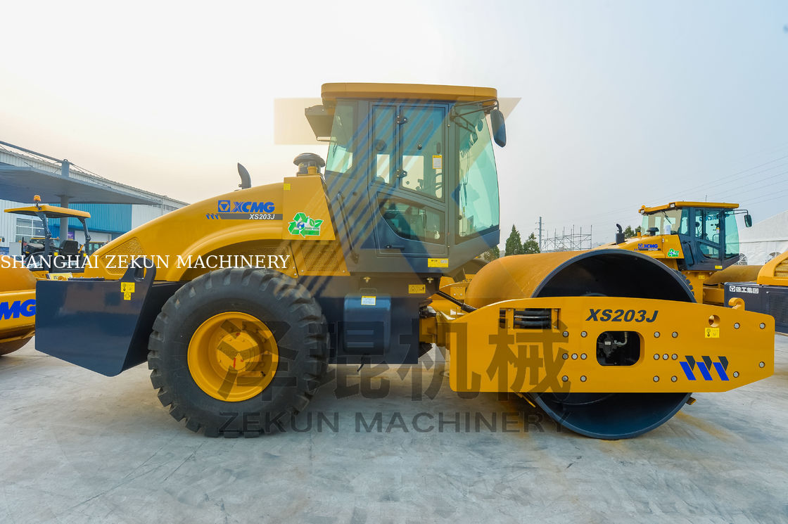 20 toneladas XCMG XS203J Roller vibratório de tambor único China Fase II