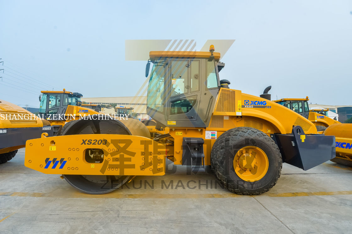 20 toneladas XCMG XS203J Roller vibratório de tambor único China Fase II