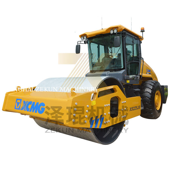 22 toneladas XCMG XS225JS Vibratory Roller China Stage III Equipamento