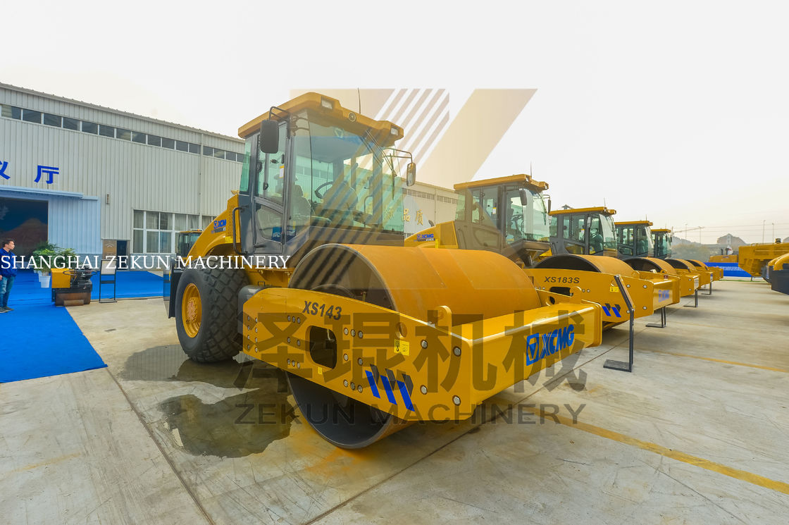 14 toneladas XCMG XS143 Vibratory Roller China Fase II Equipamento