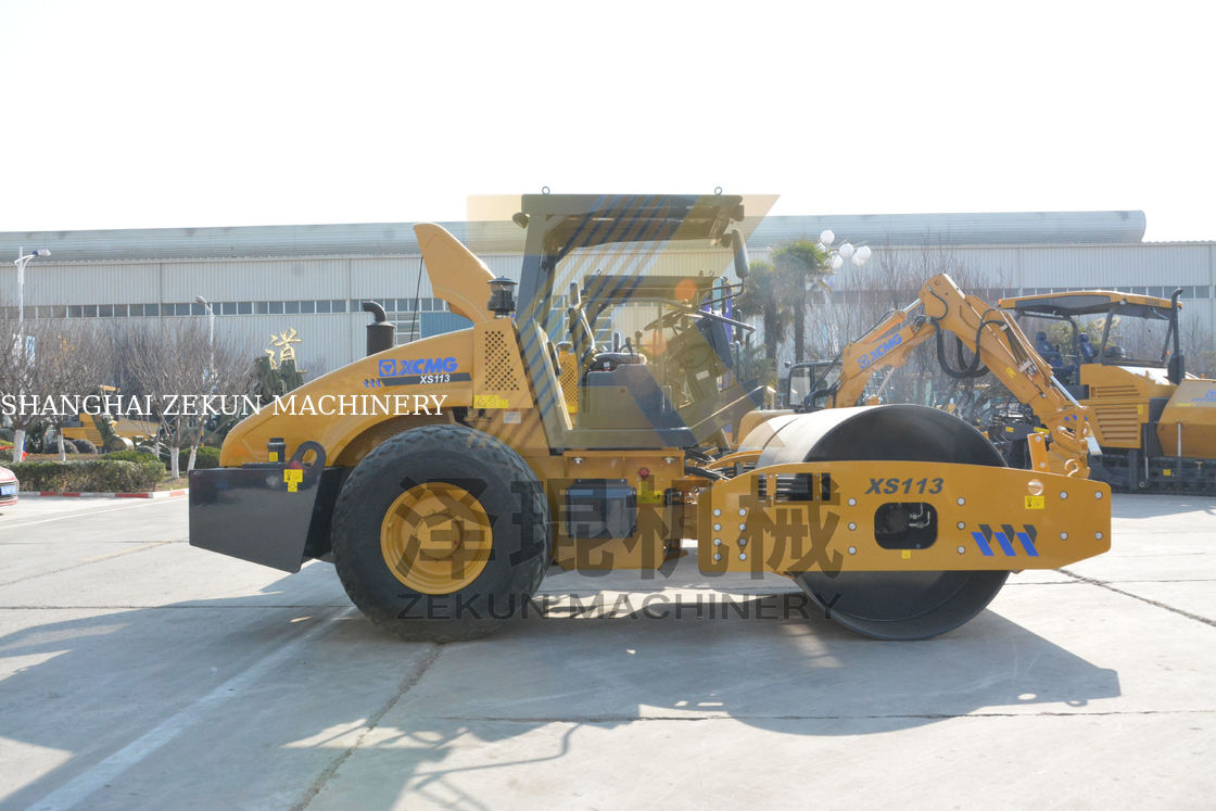 11 toneladas XCMG XS113 Full Hydraulic Roller China Equipamento de Estágio II