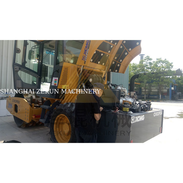 8 toneladas XCMG CV83U Roller de tambor hidráulico EU Stage T4F Machine