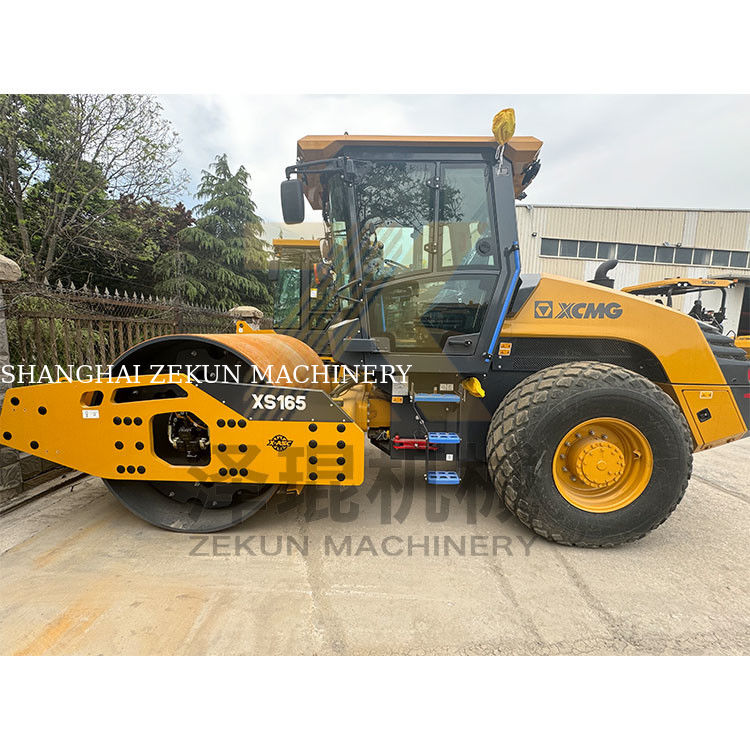 16 toneladas XCMG XS165 Full Hydraulic Single Drum Roller EU Fase V