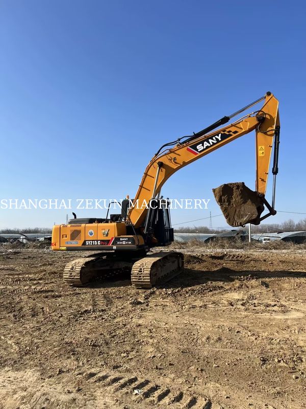 2019 Sany SY215C escavadeira 21 toneladas Horas baixas Primeira escolha para o negócio de construção