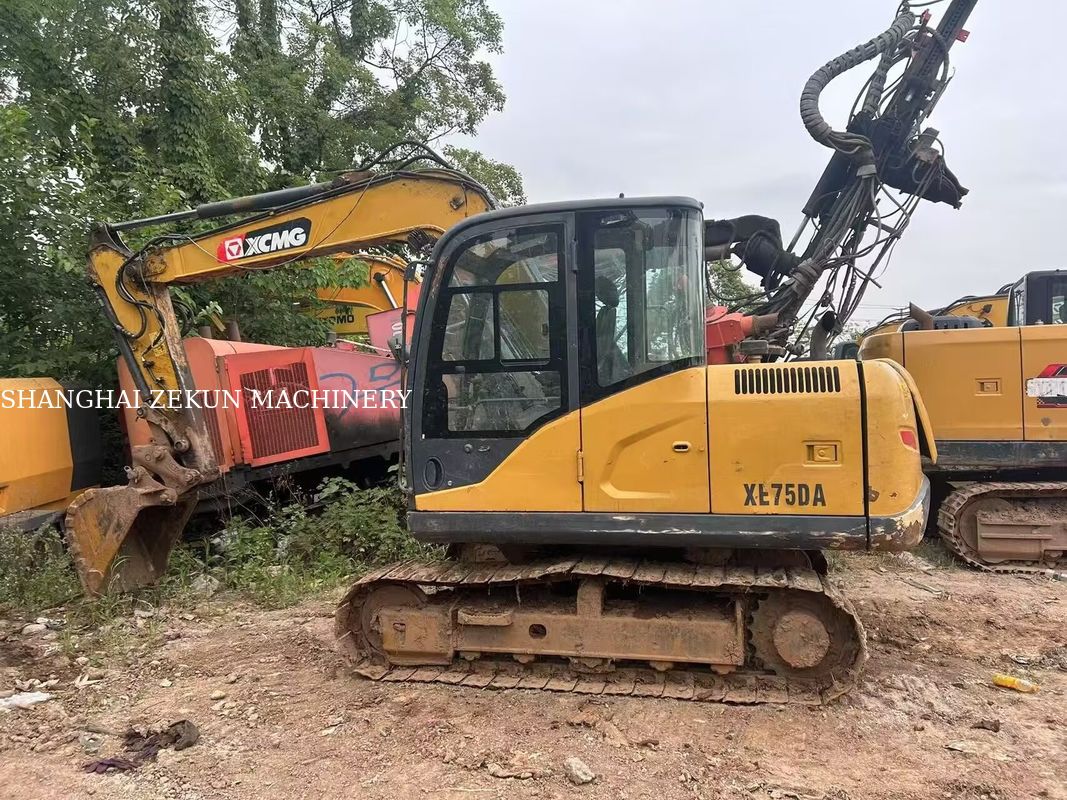 2021 XCMG XE75DA Excavadora de rastreador hidráulico de classe 7,5 toneladas com aparelhos de quebra e agarrador