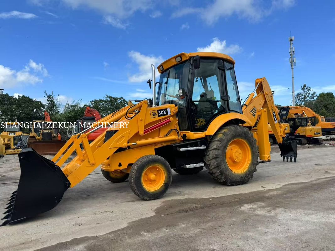 2001 JCB 3CX Excavadora de carregador de retroescavadeira com fluxo de sistema hidráulico de 95 L/min