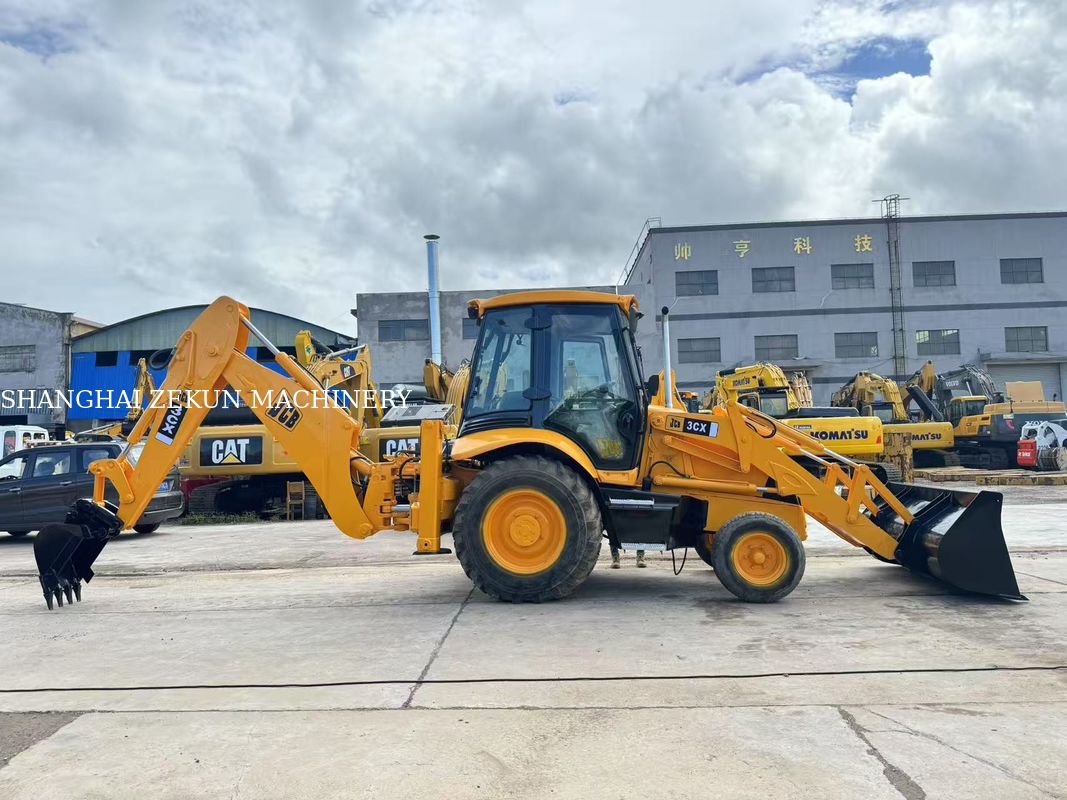 2001 JCB 3CX Excavadora de carregador de retroescavadeira com fluxo de sistema hidráulico de 95 L/min