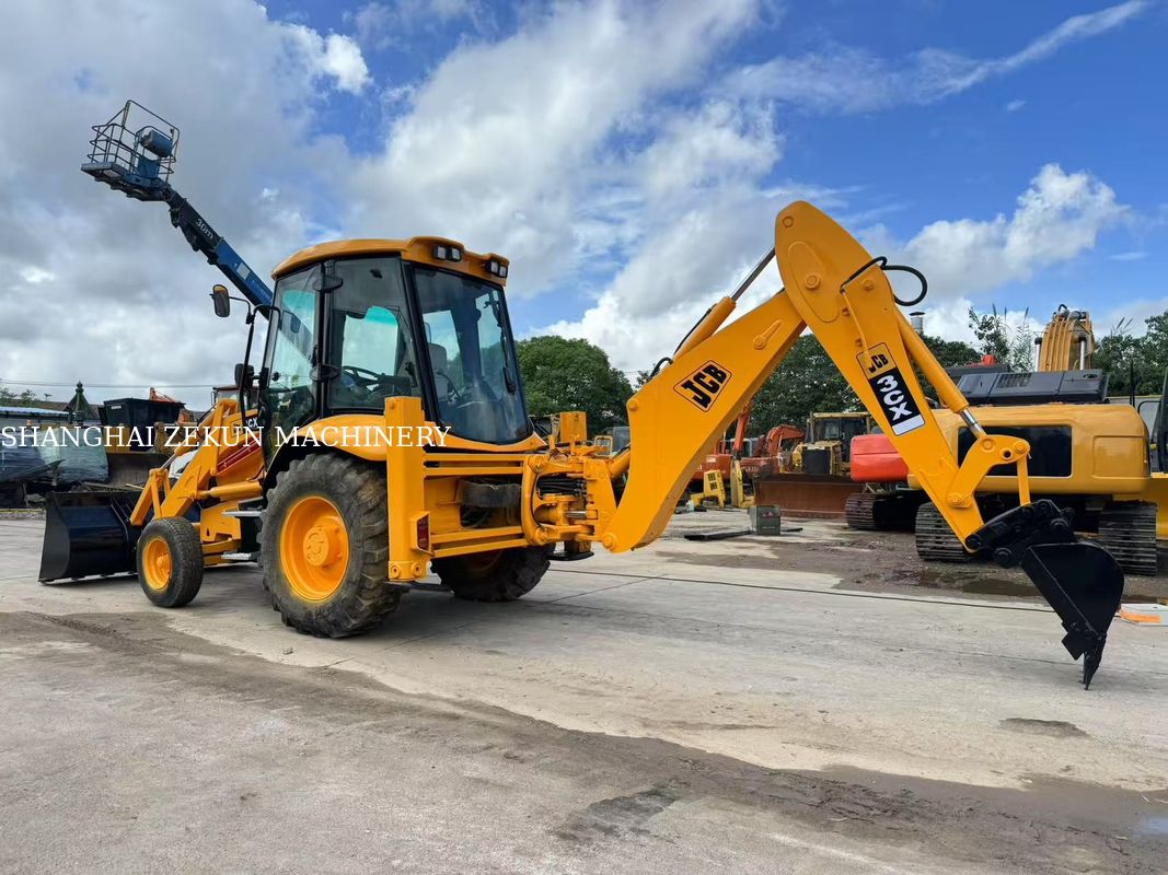 2001 JCB 3CX Excavadora de carregador de retroescavadeira com fluxo de sistema hidráulico de 95 L/min