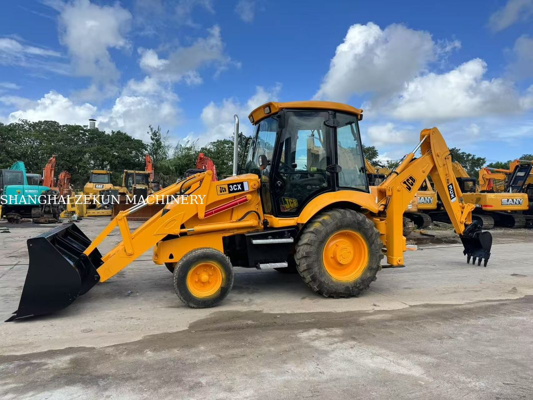 2001 JCB 3CX Excavadora de carregador de retroescavadeira com fluxo de sistema hidráulico de 95 L/min