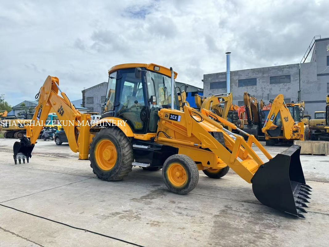 2001 JCB 3CX Excavadora de carregador de retroescavadeira com fluxo de sistema hidráulico de 95 L/min
