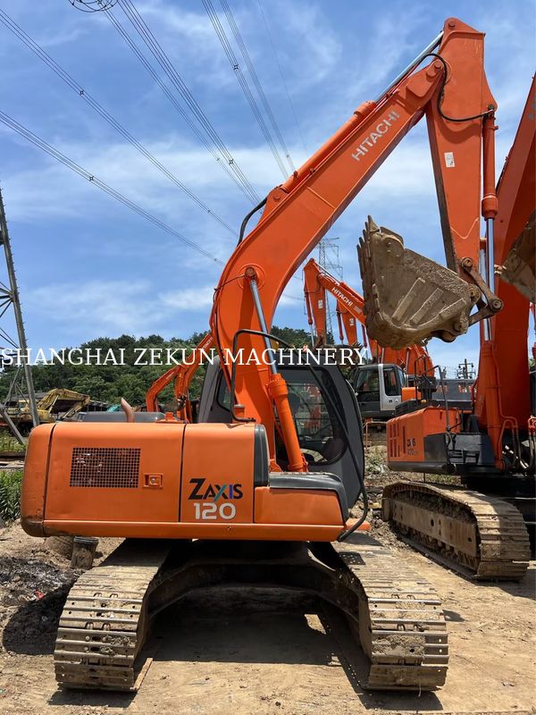Excavadora Hitachi ZX120-6 14165hs para necessidades de negócios Capacidade do tanque de combustível 240 L Pressão hidráulica 34,3 MPa