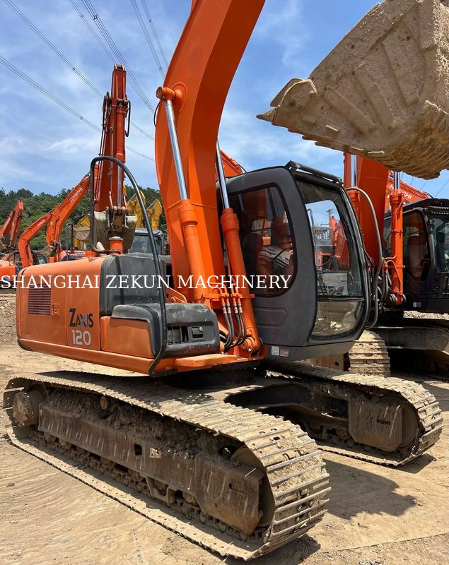 Excavadora Hitachi ZX120-6 14165hs para necessidades de negócios Capacidade do tanque de combustível 240 L Pressão hidráulica 34,3 MPa