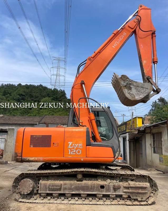 Excavadora Hitachi ZX120-6 Usada com comprimento de braço de 2,5 m e altura máxima de descarga de 210 mm 11158 horas