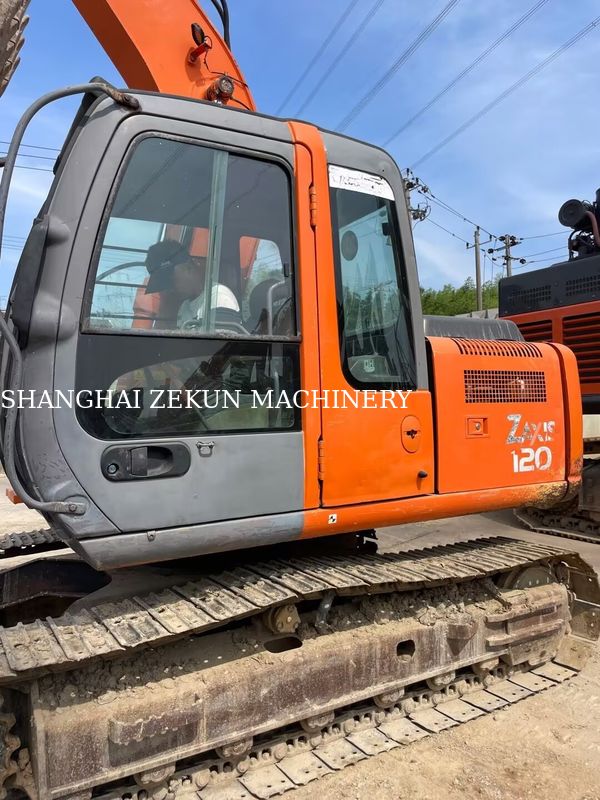 Excavadora Hitachi ZX120-6 Usada com comprimento de braço de 2,5 m e altura máxima de descarga de 210 mm 11158 horas