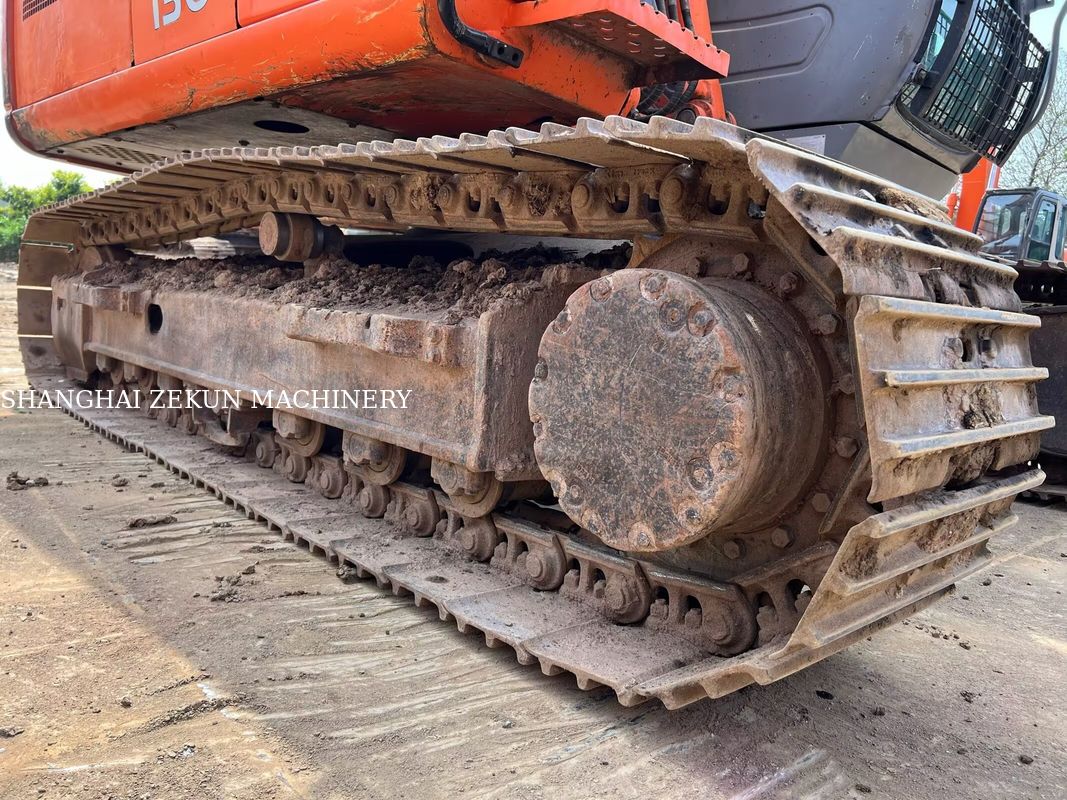 Escavadeira Hitachi ZX130-6 Usada Com 11053 horas, Lança de 4,6m, Pressão Hidráulica de 34,3 MPa