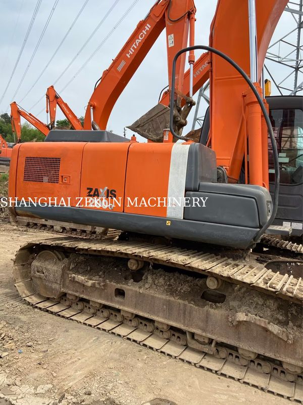 Escavadeira Hitachi ZX200-3G Usada Com 11050hrs Comprimento do Braço 2,94 M Comprimento da Lança 5,7 M